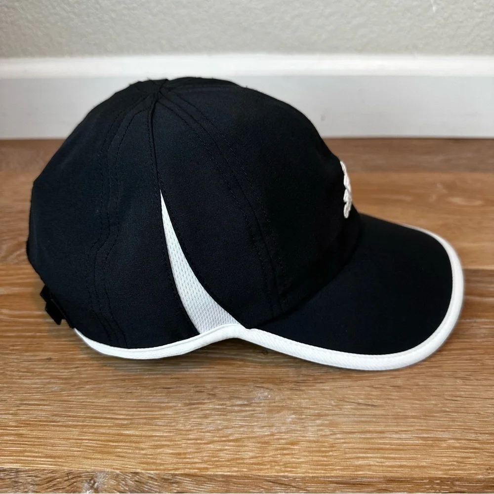 Adidas Aeroready Black Athleisure Adjustable Strapback Women's Cap Hat, OS